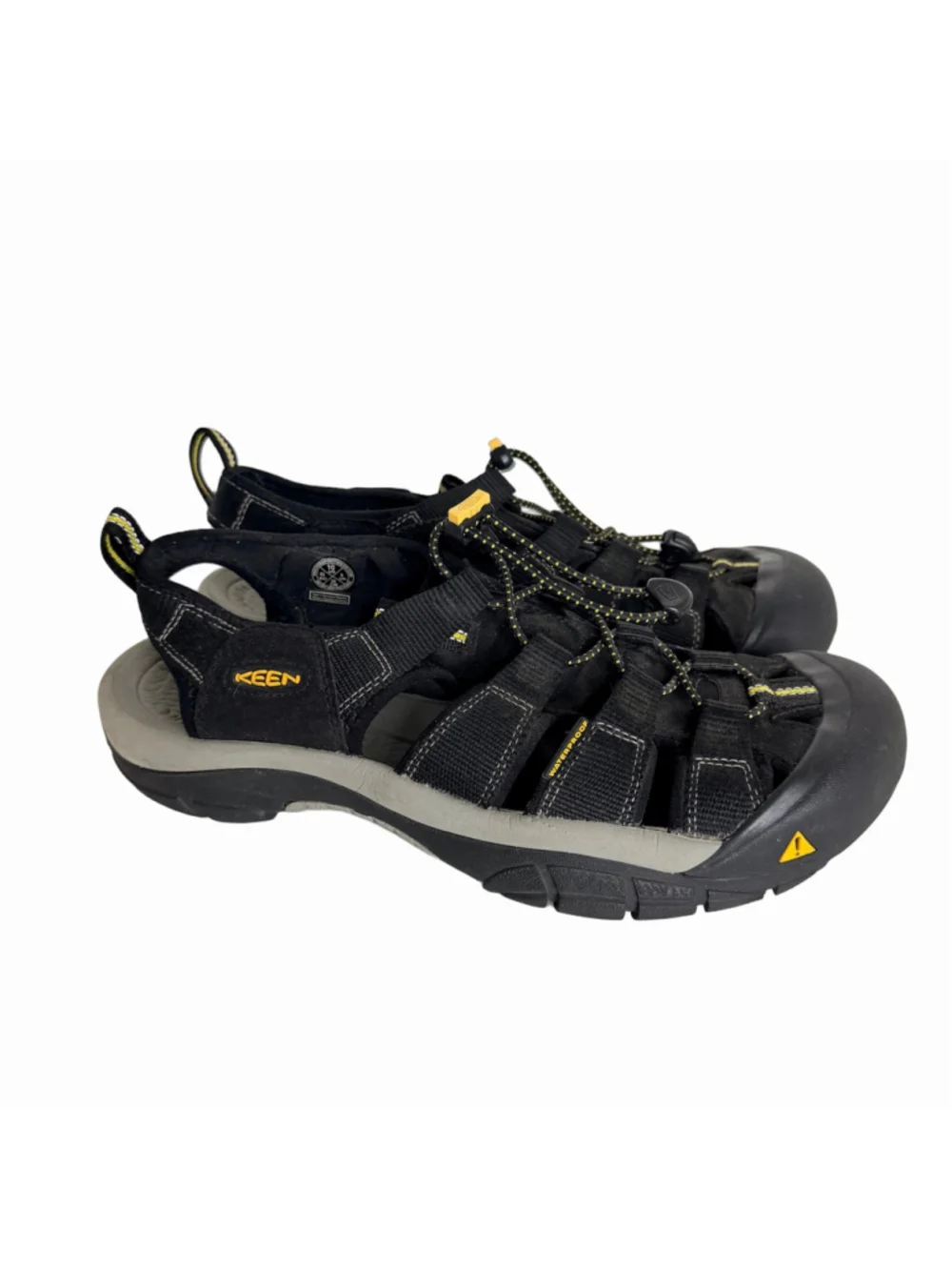 KEEN Newport H2 Closed Toe Water Sandals Men's Size 10 Black Fisherman Outdoor